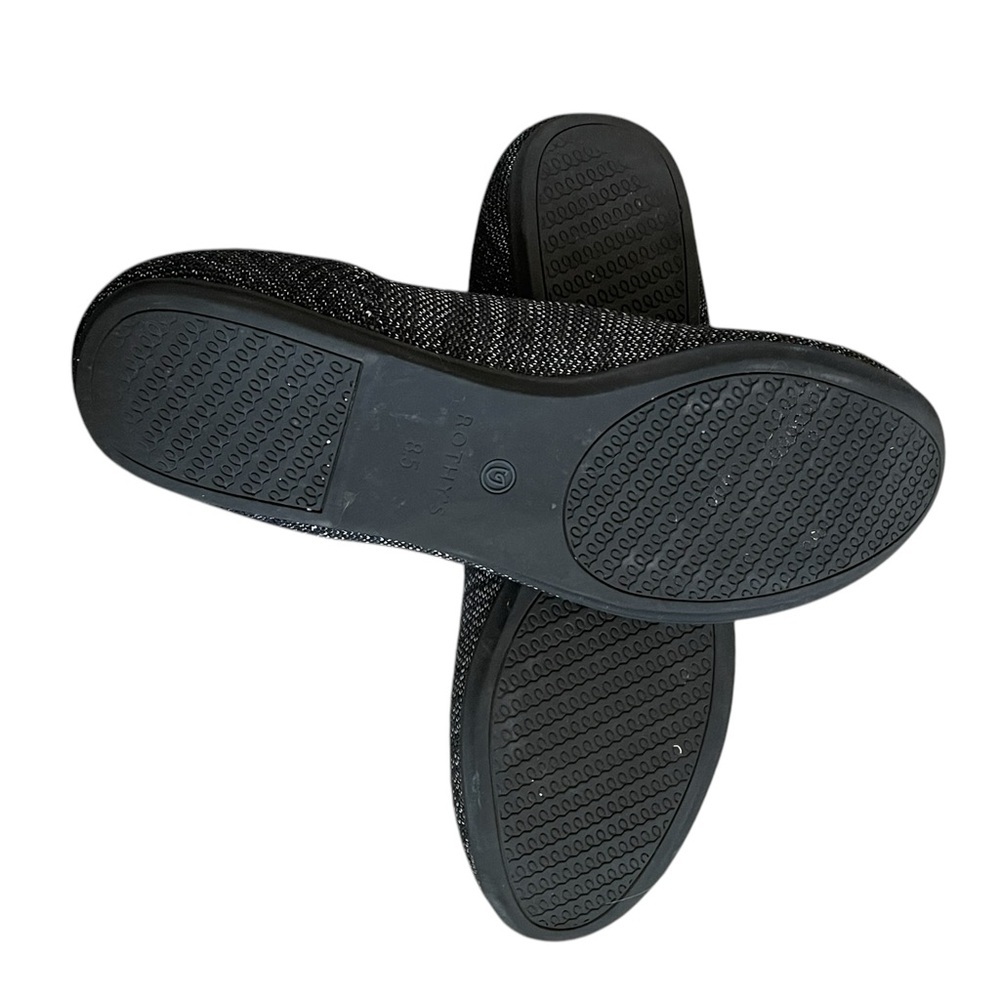 Rothy's Flats Black /Gray Birdseye Round Toe Women's Size 8.5 - Picture 9 of 9